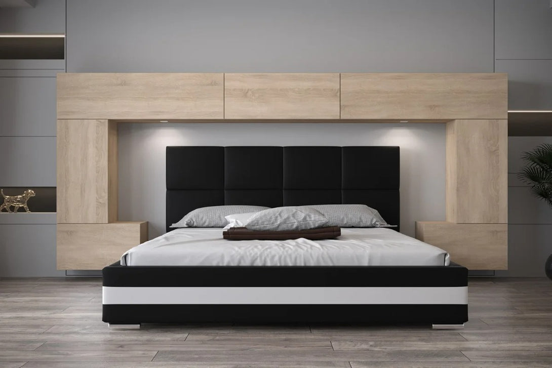 Schlafzimmer-Set - Bett mit Panama Schränken Panama 6.