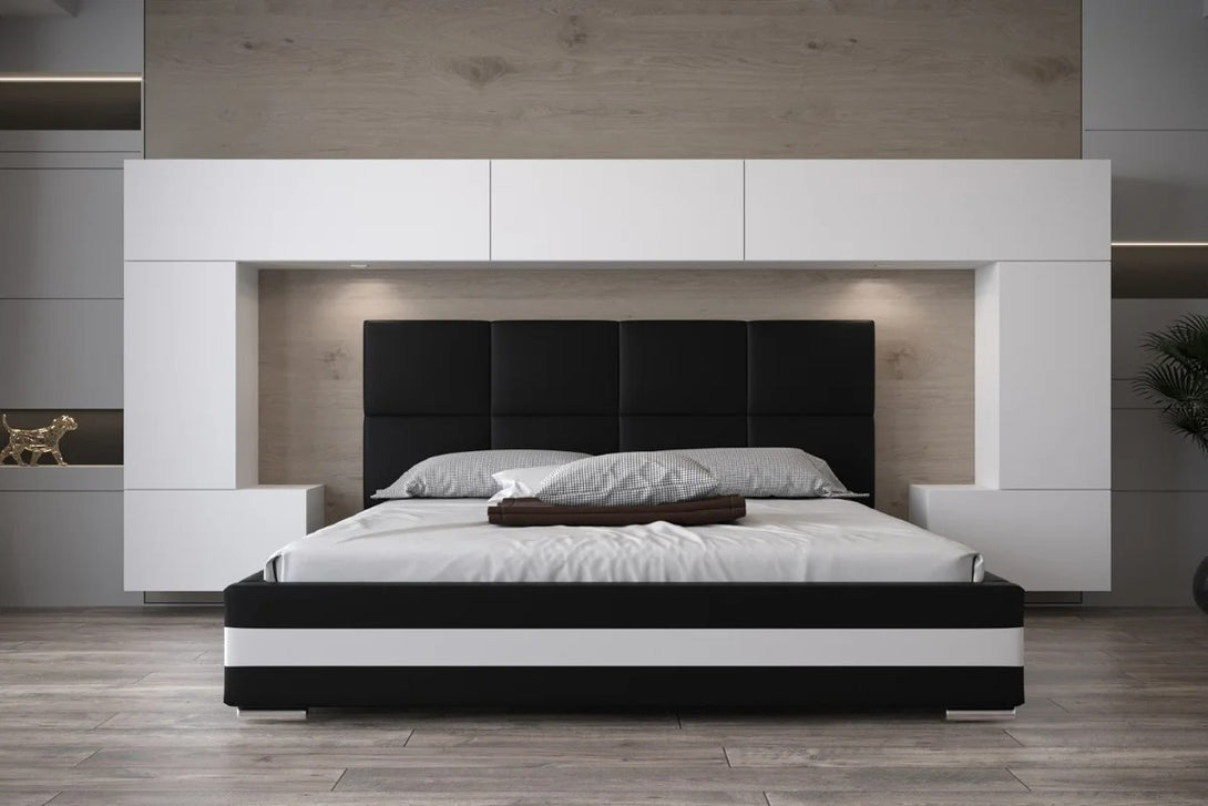Schlafzimmer-Set - Bett mit Panama Schränken Panama 6.