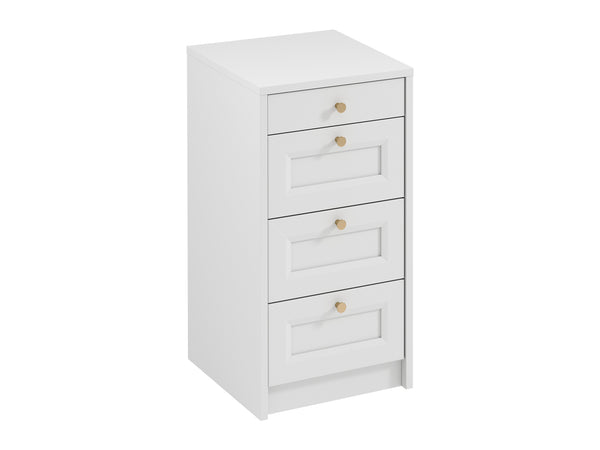Rosello Stilvolle Schmale Kommode mit 4 Schubladen – Elegant und Platzsparend