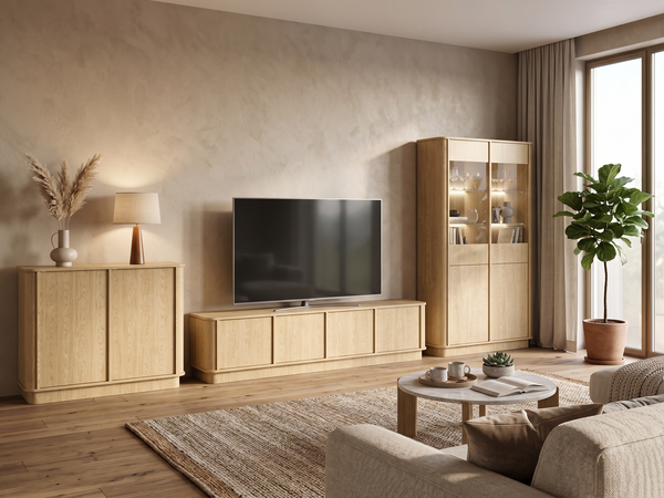 Rivello Wohnzimmer-Set 3-teilig – Harmonisches Wohnkonzept in Baltic Dune