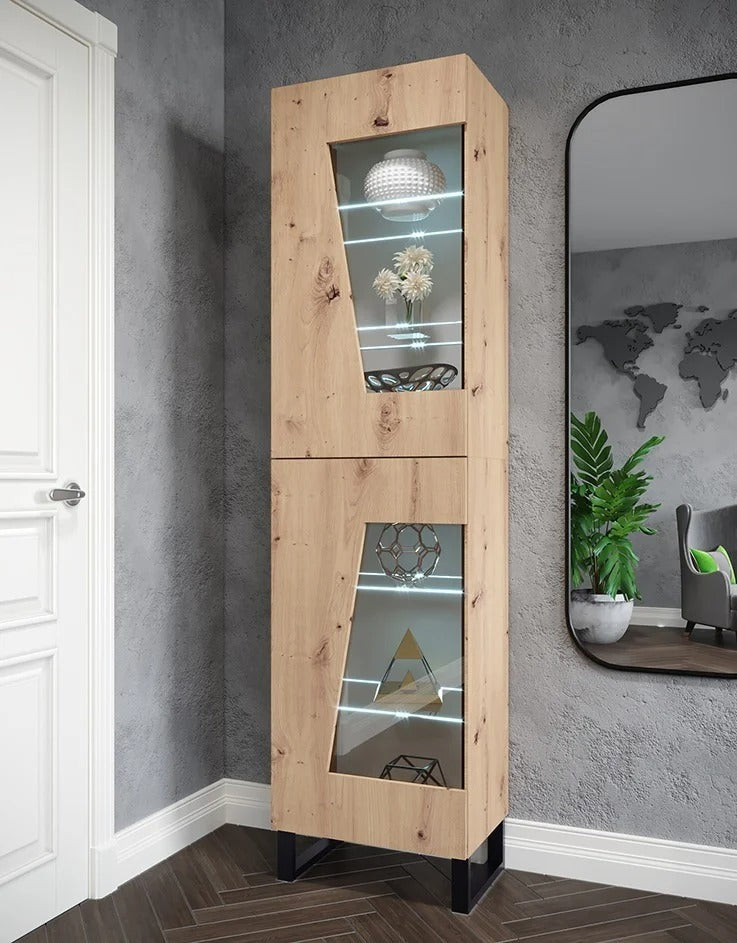 Vitrine - Ein Hauch von Wärme und Eleganz in Ihrem Zuhause (Vitrine, 1-St., Premium - R5)