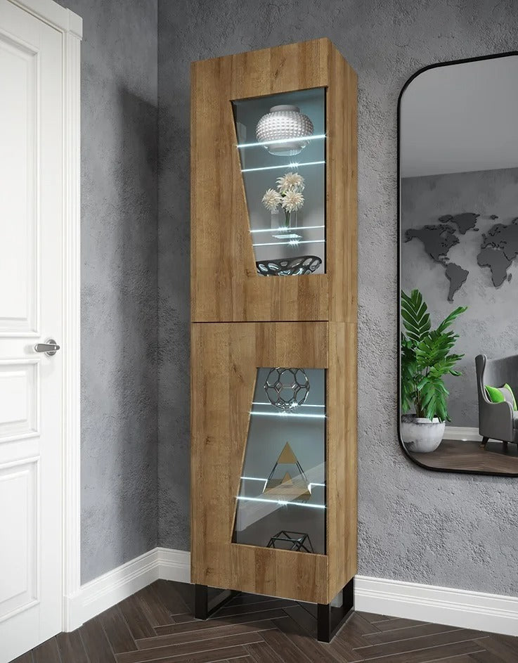 Vitrine - Ein Hauch von Wärme und Eleganz in Ihrem Zuhause (Vitrine, 1-St., Premium - R5)