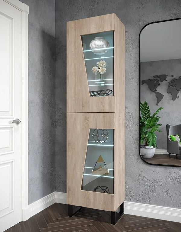Vitrine - Ein Hauch von Wärme und Eleganz in Ihrem Zuhause (Vitrine, 1-St., Premium - R5) - ROYAL24_MARKT