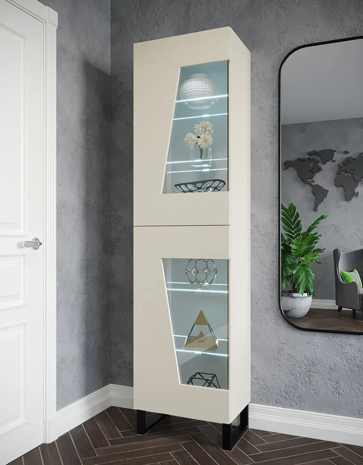 Vitrine - Ein Hauch von Wärme und Eleganz in Ihrem Zuhause (Vitrine, 1-St., Premium - R5)