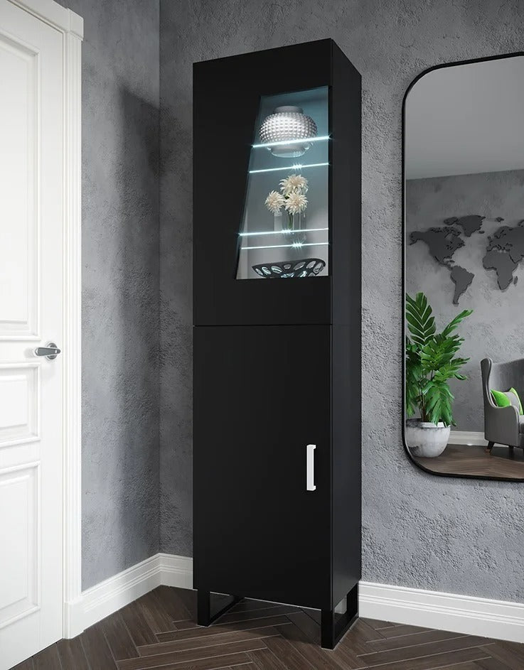 Vitrine - Präsentieren Sie Ihre Wertsachen mit einer modernen Vitrine (Regalvitrine, 1-St., Premium - R3)