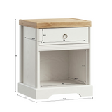 Bellmont Schlafzimmer-Set 5-teilig – Klassische Eleganz in Opalweiß / Cremona Eiche