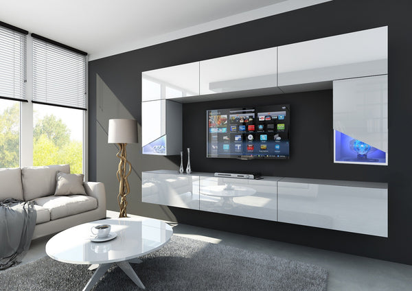 Wohnwand - Trendige Wohnwände mit neuer Ästhetik im Wohnbereich. - ROYAL24_MARKT