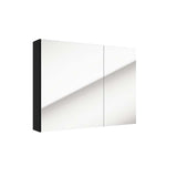 Badespiegelschrank - SALSA E80 - Schwarz Matt / Eiche Gold - ROYAL24_MARKT