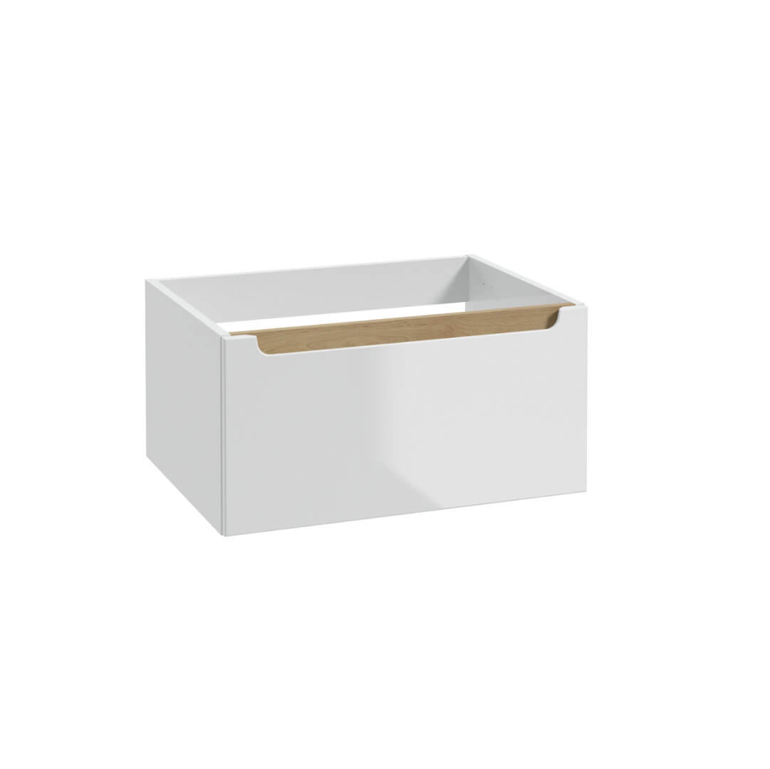 Waschbeckenunterschrank - STILLA B60 - weißer Hochglanzlack - ROYAL24_MARKT