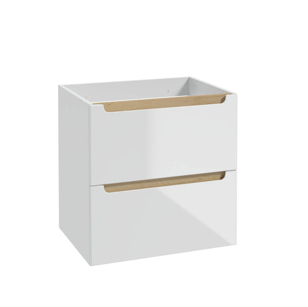 Waschbeckenunterschrank - STILLA B60 - weißer Hochglanzlack - ROYAL24_MARKT