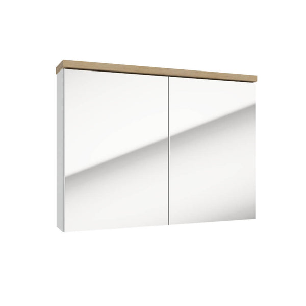 Spiegelschrank - STILLA E60,E80 - weißer Hochglanzlack - ROYAL24_MARKT