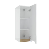 Hochschrank - für Badezimmer  - STILLA C30 - weißer Hochglanzlack - ROYAL24_MARKT