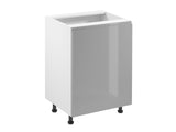 Küchenzeile - Aspen - Grau (Hochglanz) - K35-G200 cm - ROYAL24_MARKT