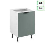Winkelküche - Sorento - Weiß Grün (Matt) - K52-330×210 cm - ROYAL24_MARKT
