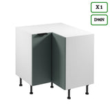 Winkelküche - Sorento - Weiß Grün (Matt) - K52-330×210 cm - ROYAL24_MARKT