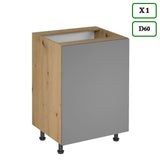 Winkelküche - Langen - Beige / Artisan Eiche - K53-330×210 cm - ROYAL24_MARKT
