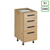 Winkelküche – Nexa – Artisan Eiche (Holzoptik) – K53-330×210 cm