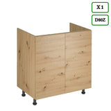 Winkelküche – Nexa – Artisan Eiche (Holzoptik) – K53-330×210 cm