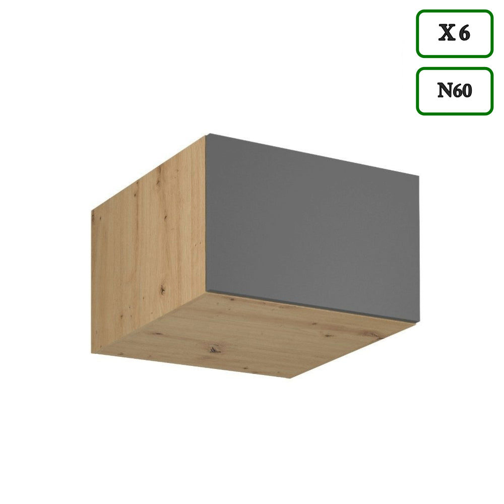 Küchenzeile - Langen - Grau - K50-G360 cm - ROYAL24_MARKT