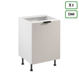 Winkelküche - Sorento - Weiß Beige (Matt) - K51-330×210 cm - ROYAL24_MARKT