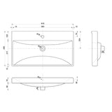 Badezimmer - WASHBASIN - VERSO 80,60 cm - ROYAL24_MARKT