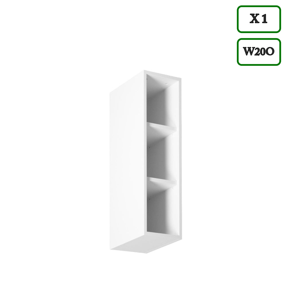 Küchenzeile Mit Insel - Linea - Weiß (Matt) - K2-G340 cm. - ROYAL24_MARKT