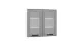 Glashängeschrank WS80 - KENDRO - Elegante Wandlösung