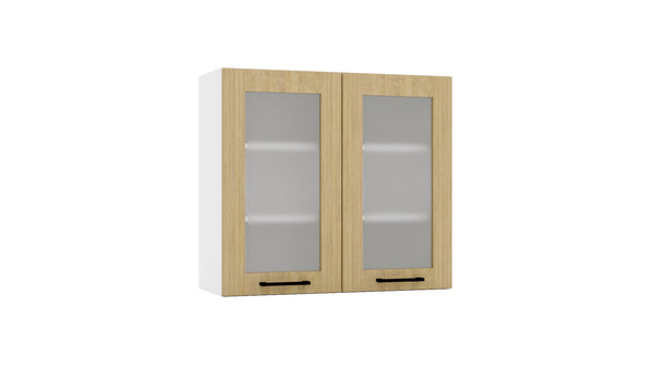 Glashängeschrank WS80 P/L - Dnoria - Elegante Wandlösung