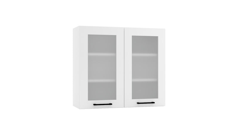 Glashängeschrank WS80 P/L - Dnoria - Elegante Wandlösung