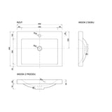 Badezimmer - WASCHBECKEN - ZEEN 80,60 cm - ROYAL24_MARKT