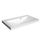 Badezimmer Set - Rietti 80 cm - Weiß Hochglanz - ROYAL24_MARKT