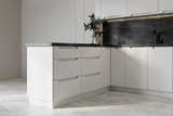Küchenzeile - KS27-G390x260 – Zivora Weiß / Matt - Komfort und Design perfekt vereint