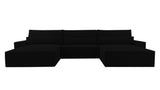 Ecksofa Brazil U – Schwarz – Brazil U