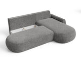 Ecksofa Diune – Grau – Ottomane rechts