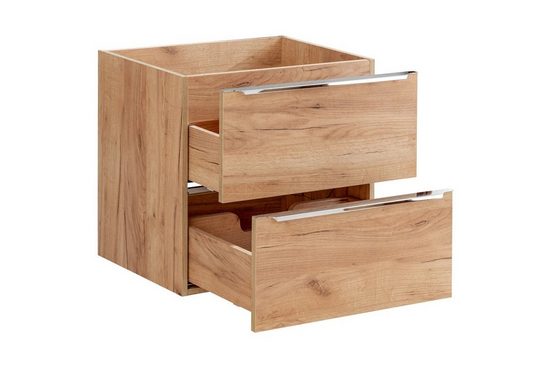 Waschbeckenschrank - Capri Oak - Intelligente Lösungen für stilvolle Badezimmerorganisation.