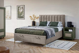 Polsterbett - Misel - Stilvolles Polsterbett in neutralen Farben. - ROYAL24_MARKT