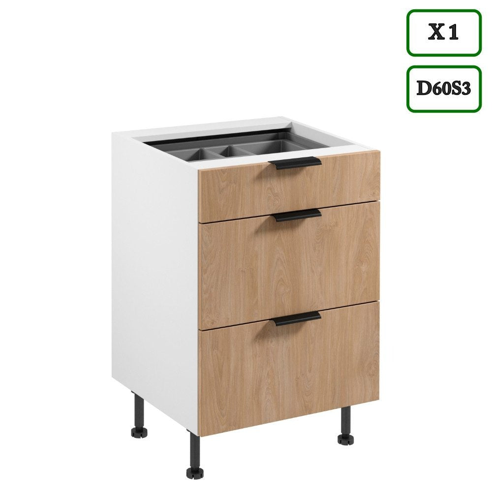 Küchenzeile K88-G400 R - mit robusten Materialien gefertigt - ROYAL24_MARKT