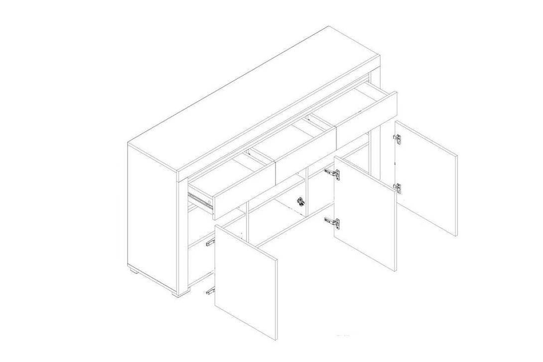 Kommode - Arizona  - Praktische Kommode für stilvolle Aufbewahrung