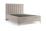 Polsterbett - Misel - Stilvolles Polsterbett in neutralen Farben. - ROYAL24_MARKT