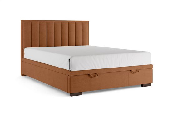 Polsterbett - Misel - Elegantes und komfortables Design mit Stauraum. - ROYAL24_MARKT
