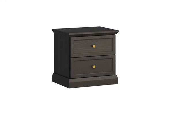 Nachttisch - Lucca - Modernes Holzdesign mit Schubladen. - ROYAL24_MARKT