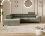 Ecksofa Ostin – Wintermoos – Ottomane links