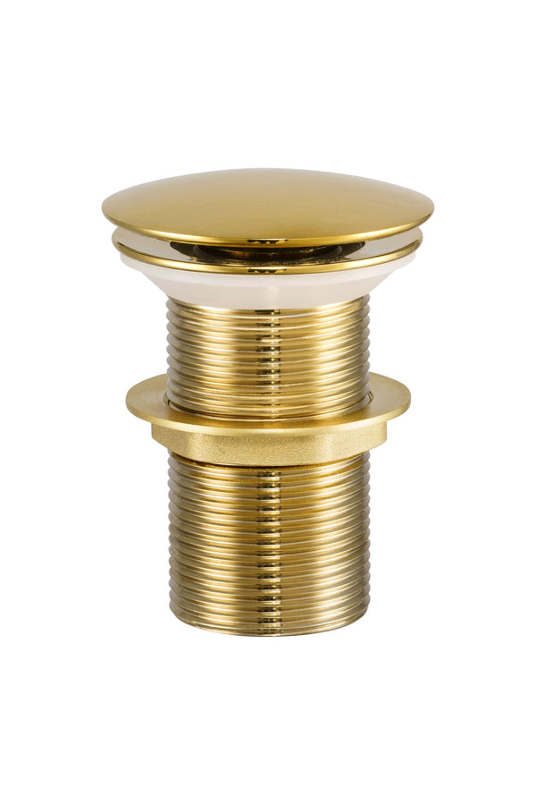 Ablaufgarnitur Click-Clack Gold glänzend