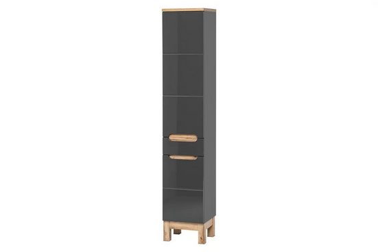 Hochschrank - Badschrank - Bali White - Ordentliche Badezimmerorganisation. - ROYAL24_MARKT