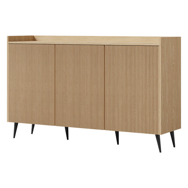 Ademo Sideboard 150 cm mit 3 Türen – Frühlingseiche