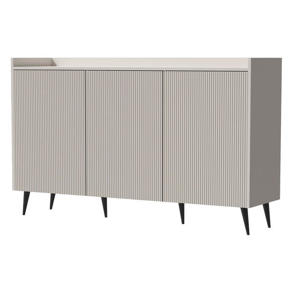 Ademo Sideboard 150 cm mit 3 Türen – Kaschmir