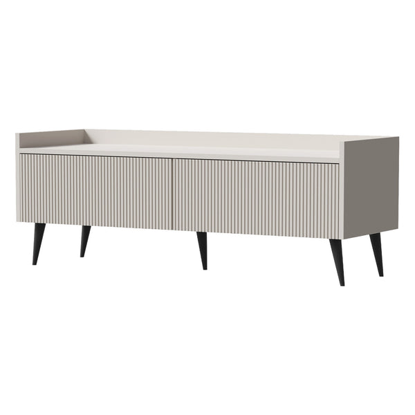 Ademo TV-Lowboard 120 cm mit 2 Klappen – Kaschmir