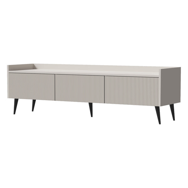 Ademo TV-Lowboard 150 cm mit 3 Klappen – Kaschmir