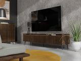 Ademo TV-Lowboard in Walnuss – Ansicht 3