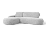 Ecksofa Diune – Aschgrau – Ottomane links